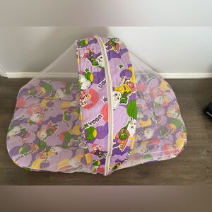 Daniel tiger baby travel bed with mosquito net Uggamugga infant bed - Purple